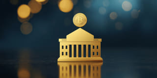 Beeld in nieuwsstijl rond institutionele belangstelling voor crypto-ETF's