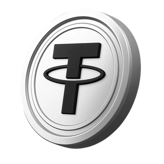 Tether USDT-coin binnen de sectie met accountinformatie